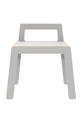 TABORET ZE SKLEJKI "FLEX" szary