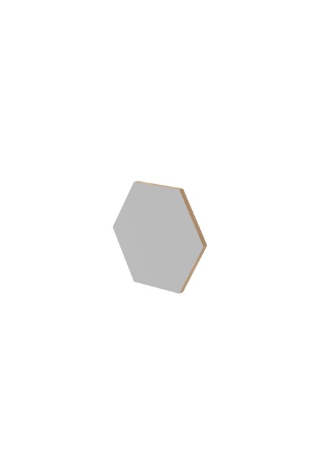 PANEL ŚCIENNY HEXAGON SZARY