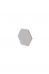 PANEL ŚCIENNY HEXAGON SZARY