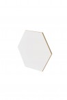 PANEL ŚCIENNY HEXAGON CZARNY DUŻY